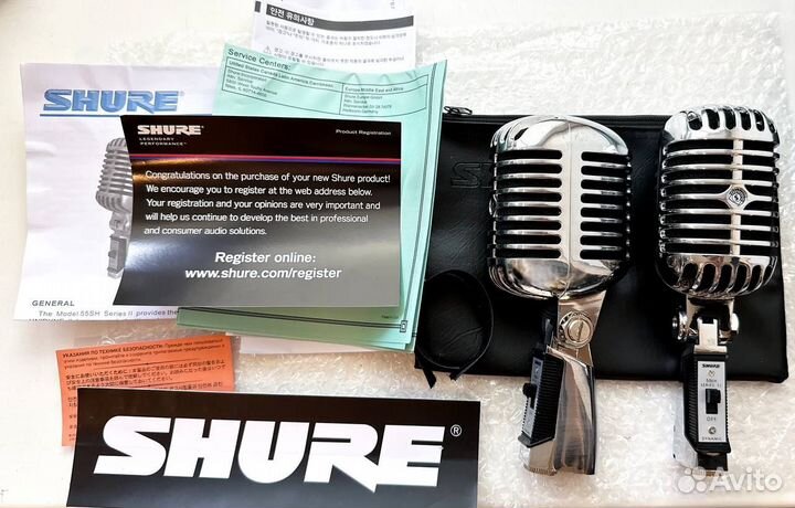 Студийный динамический микрофон Shure