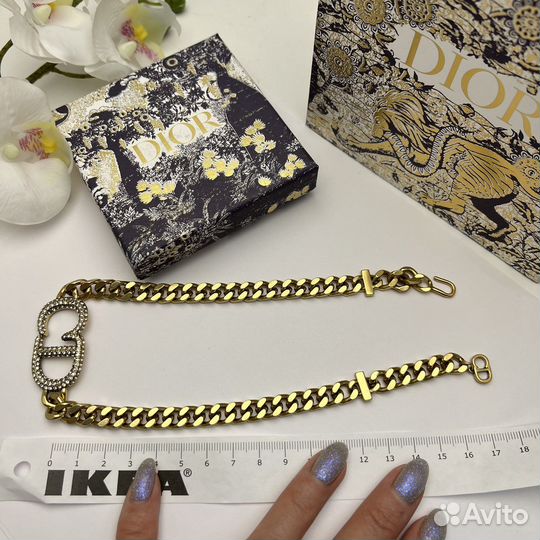 Цепь колье кулон