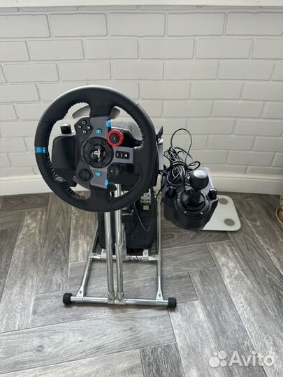 Игровой руль logitech g29 с кпп и педалями