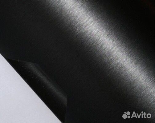 Пленка Шлифованный алюминий Черный (1,52*30)