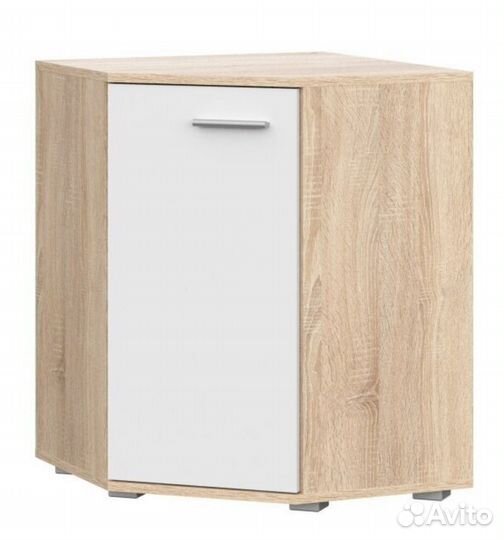 Комод угловой белый