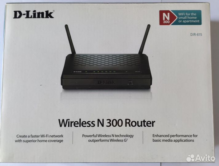 Роутер D-link Wireless N300 Router Dir-615