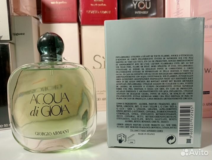 Armani acqua di gioia 100 мл женские