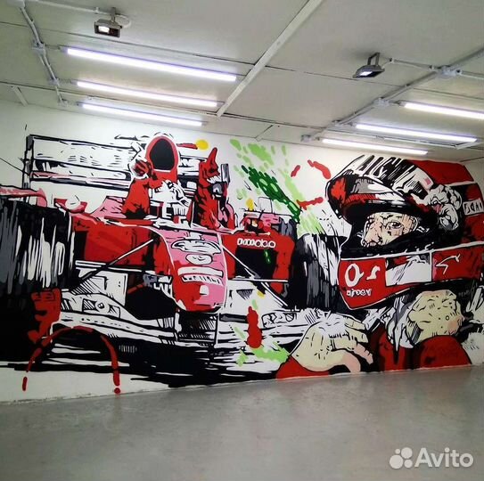 Граффити оформление, роспись стен, логотипы