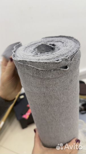 Ткань остатки - вельвет подкладочная трикотаж