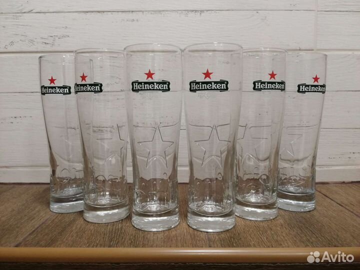 Бокалы Heinieken 350 ml