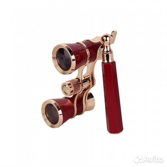 Бинокль театральный Veber бгц 3x25 лорнет красный