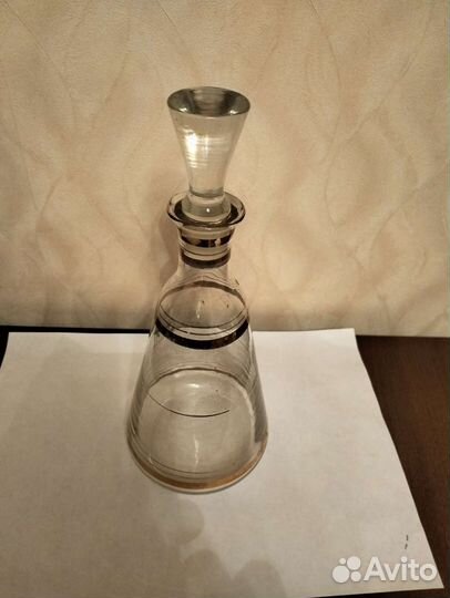 Графины СССР, Конфетница, Лебеди,крышки, пробки