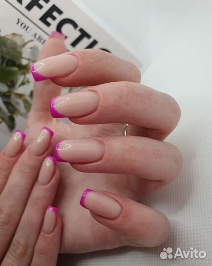 Комбинированный маникюр + покрытие гель лак