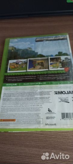 Диск Minecraft для Xbox 360