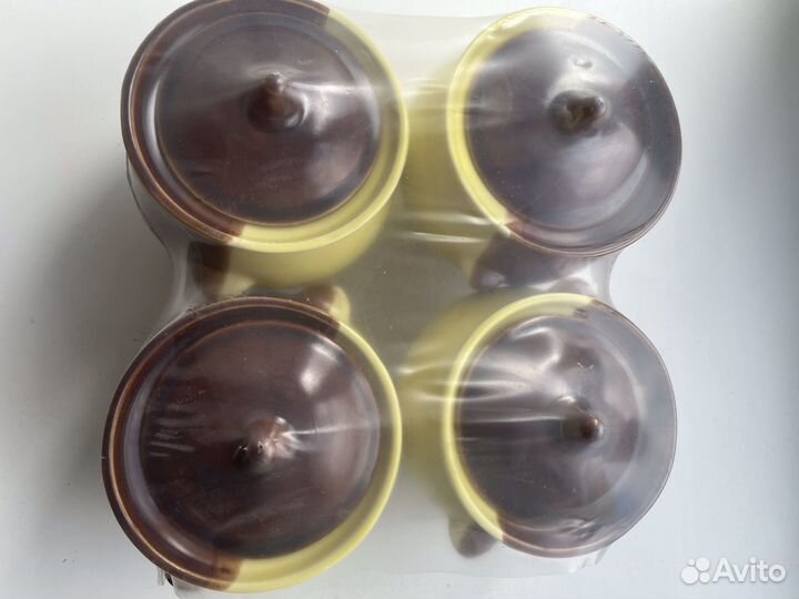 Горшок для запекания. набор 4 шт