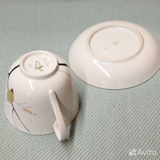 Чайная пара фарфор Дулево