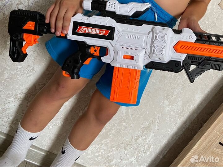 Бластер nerf электрический