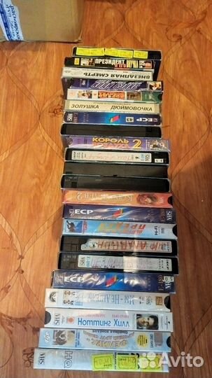 Видеокассеты vhs, поштучно и 