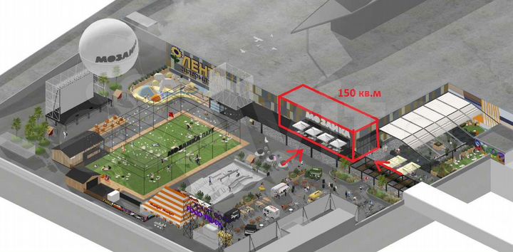 Торговая площадь, 48 м²