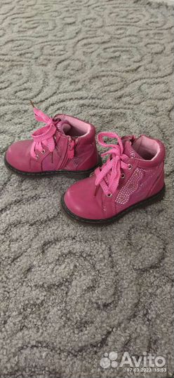 Ботинки для девочки 22 размер
