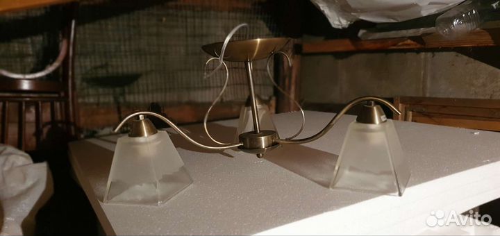 Люстра потолочная бу