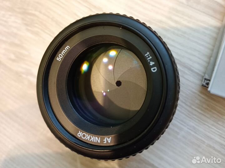 Nikon 50mm f 1.4D отличный объектив универсал порт