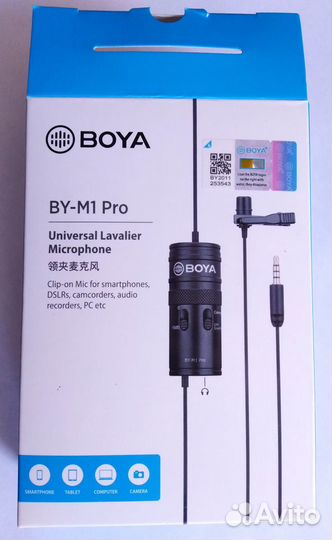 Микрофон петличный Boya BY-M1 PRO