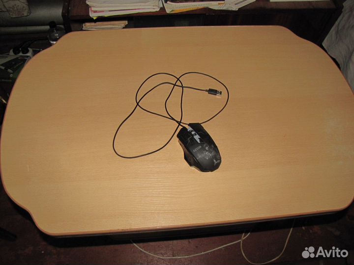 Проводная игровая мышь USB. бу. Полурабочая