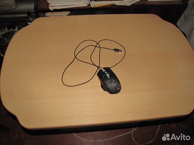 Проводная игровая мышь USB. бу. Полурабочая