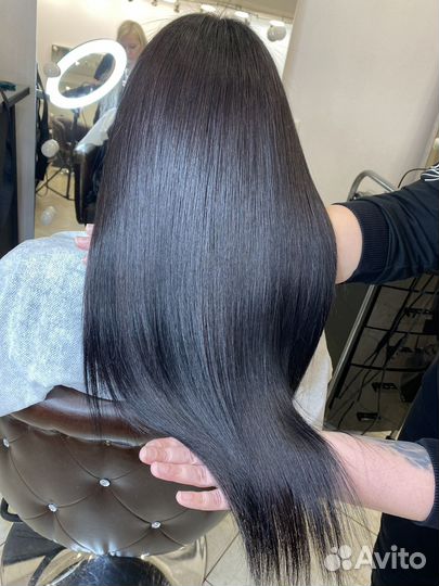 Кератиновое выпрямление