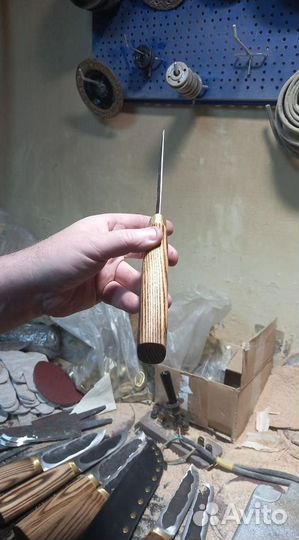 Нож кованый из х12мф