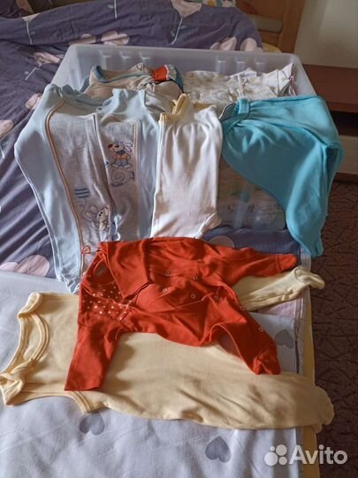 Детские вещи пакетом от 0 до года