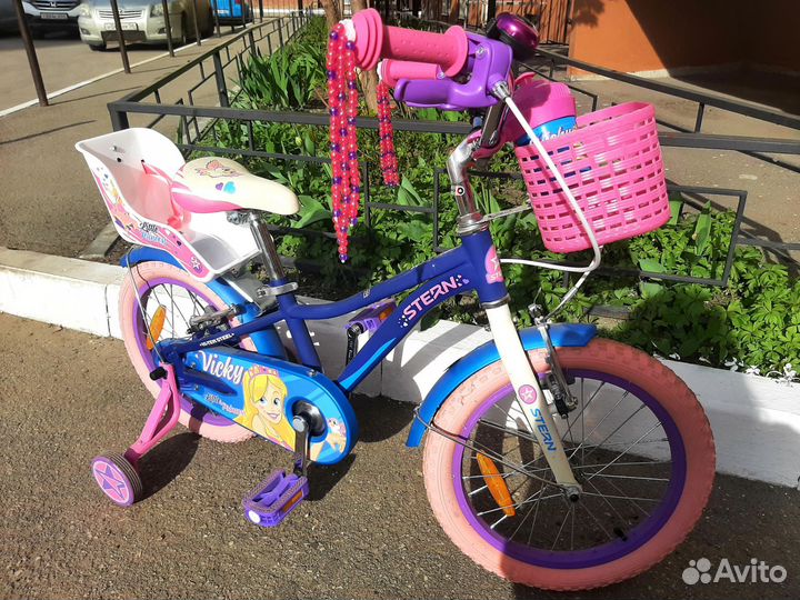 Велосипед stern для девочки колеса 16