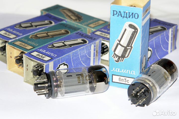 Радиолампы 6п3с-Е — 4 шт. (комплект)