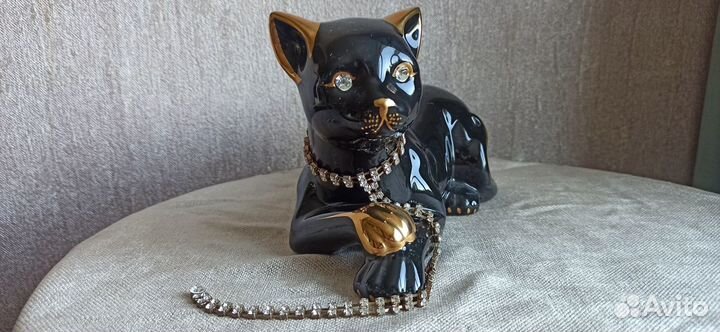 Статуэтка Кошка черная, Ahura, Италия