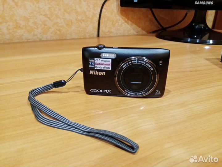 Фотоаппарат Nikon S3400 Black
