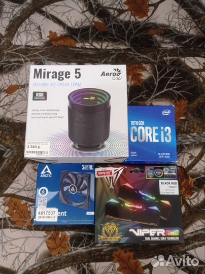 Intel Core i3 10100f Patriot Viper 16 GB Mirage 5