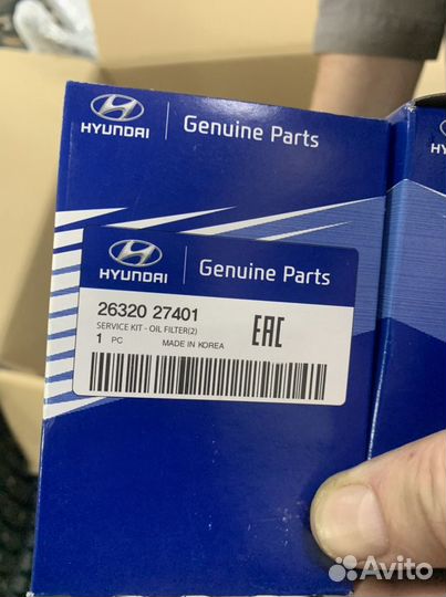 Фильтр масляный hyundai/KIA 26320-27401
