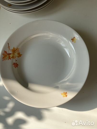 Тарелки Дулево СССР Кленовый лист