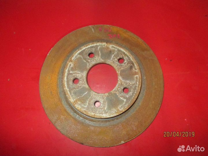 Диск тормозной задний вентилируемый Nissan X-Trail