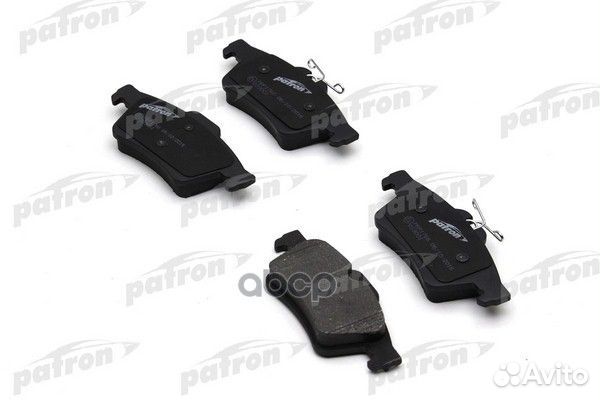 Колодки тормозные дисковые PBP1766 patron