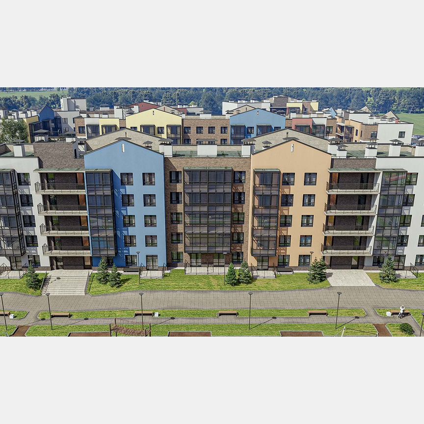 2-к. квартира, 55,7 м², 3/5 эт.