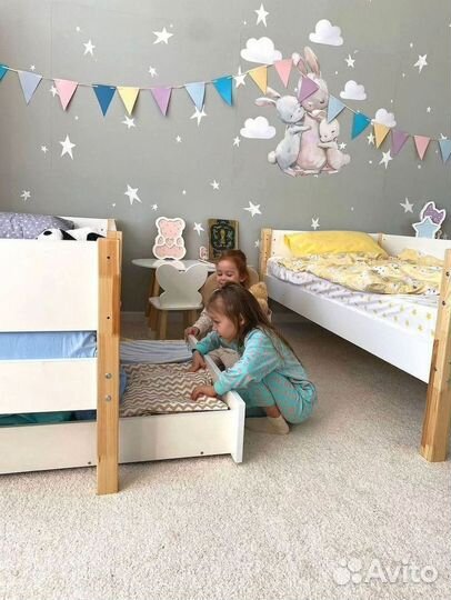 Детская кровать чердак с лестницей