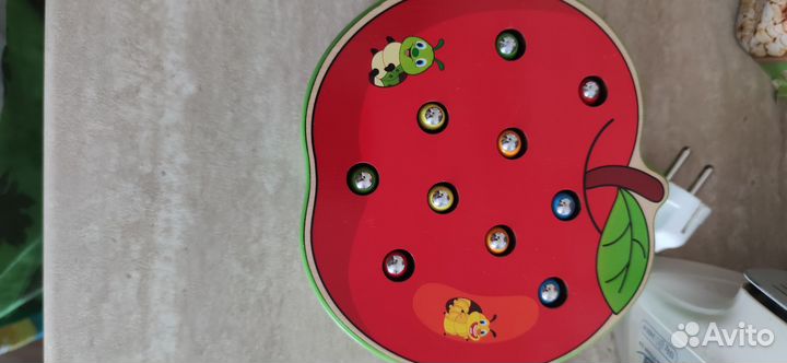 Детские развивающие игрушки червячки рыбалка