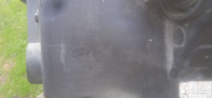 Фара передняя hyundai solaris 1 дорест