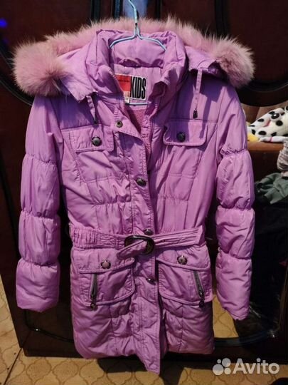 Пуховик на девочку. Рост 146. Новый