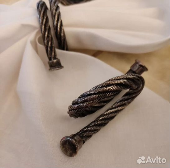 Необычные посеребренные кольца для салфеток