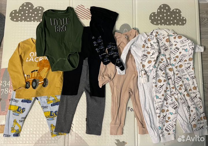 Вещи пакетом на мальчика 80 86