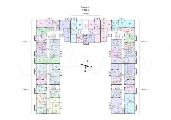 Квартира-студия, 26,9 м², 4/4 эт.