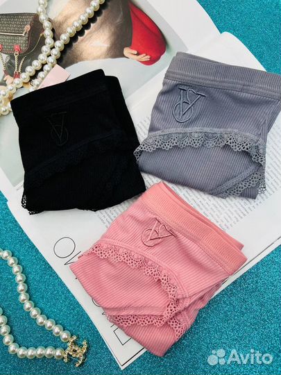 Victoria secret трусы хлопок