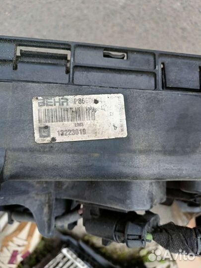 Кассета радиаторов opel