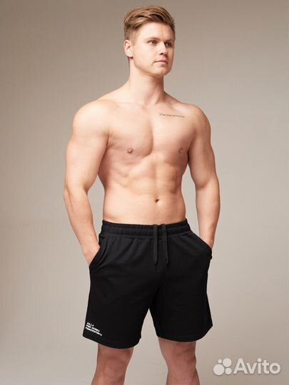 Шорты спортивные мужские черные