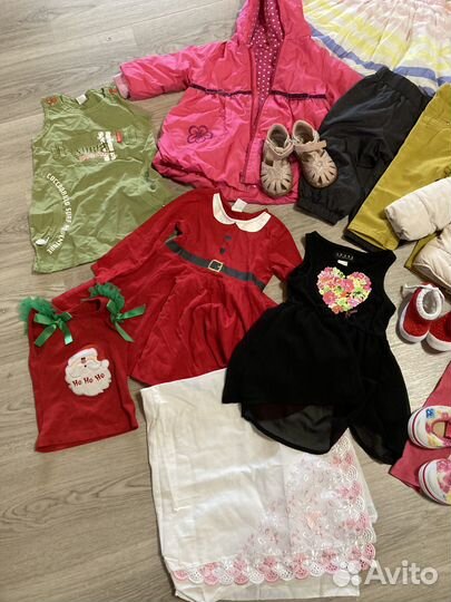 Пакет одежды для девочки с 3 месяцев до года