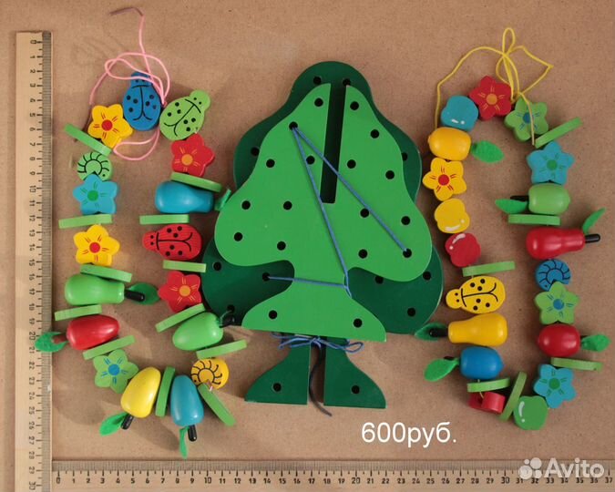 Развивающие игрушки из дерева